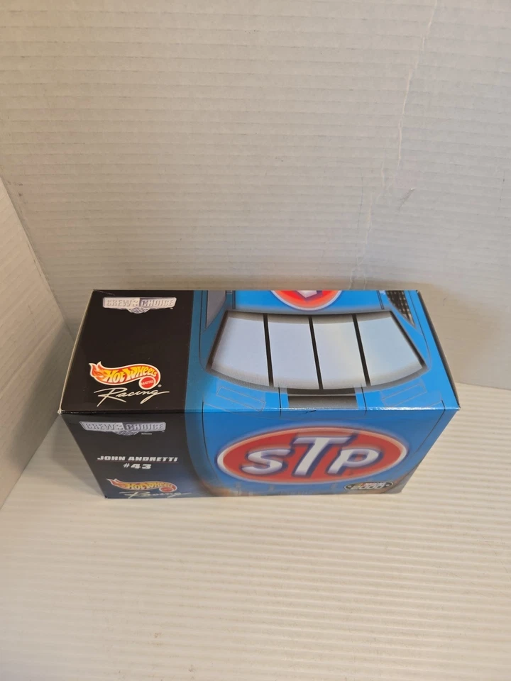 Coche fundido a presión Hot Wheels STP Nascar 2000 John Andretti #43 sellado Foto 3 de 4