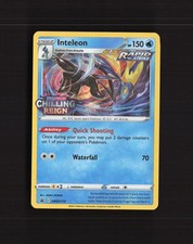 Inteleon SWSH113 Sword & Shield Black Star Promo Stamped Holo Pokemon Card LP