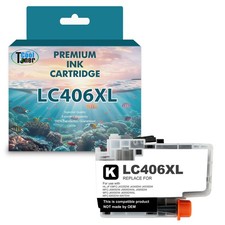 LC406 LC-406 Black Ink Cartridge for Brother MFC-J4335DW MFC-J4535DW MFC-J4345DW