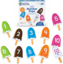 Smart Snacks Number Pops - Sorting Toys, Stacking Montessori, Classroom Must Hav