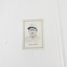 Vintage 1950 Callahan Hall of Fame Tommy McCarthy Baseball Trading Card