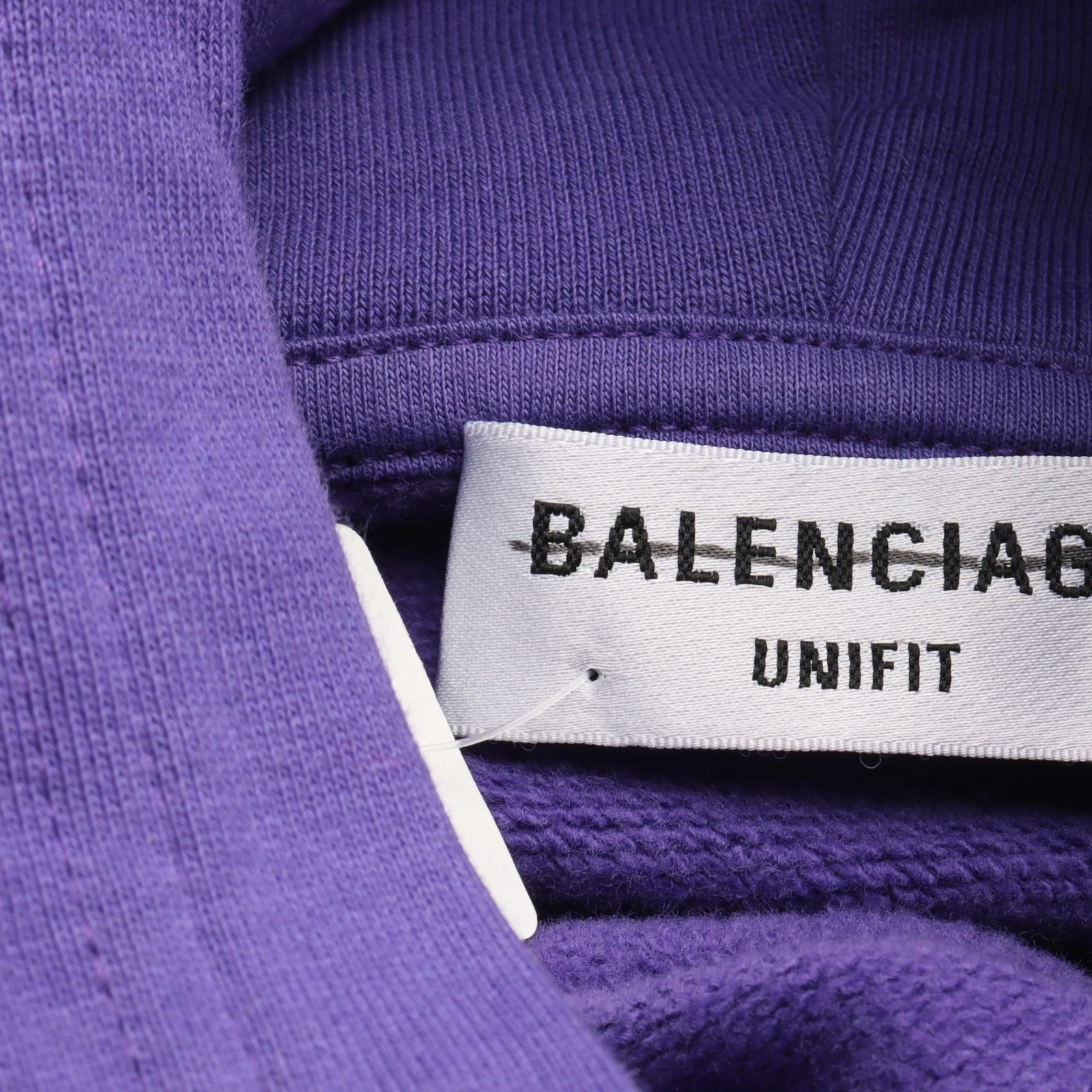Felpa con cappuccio Balenciaga viola XS nuova