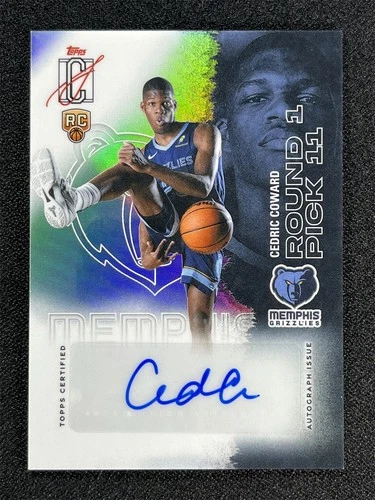 2025 Topps Signature Cedric Coward Base (RAW)