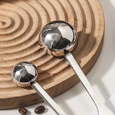 Convenient Long Handle Coffee Measuring Spoon Easy Reach for Tall Jars