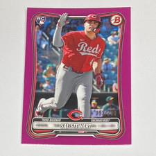 2026 BOWMAN SAL STEWART ROOKIE FUCHSIA SP #/299 CINCINNATI REDS #6