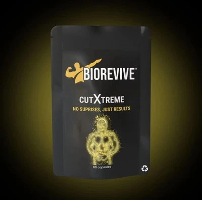 BIO REVIVE LABS Genuine BioRevive CutXtreme Fat Burner Supplement 780mg Thermogenic Vegan Caps