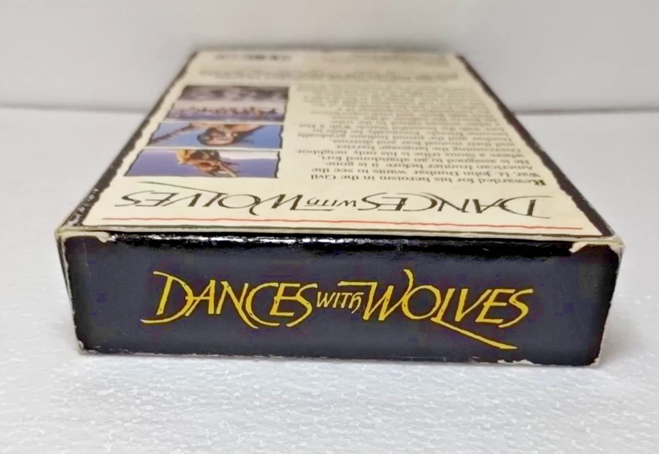 Dances with Wolves Kevin Costner Mary McDonnell Graham Greene VHS 1990 - Image 4 of 4