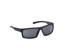 Harley Davidson HD00023 02A injected Matte Black Smoke 62 mm Men's Sunglasses