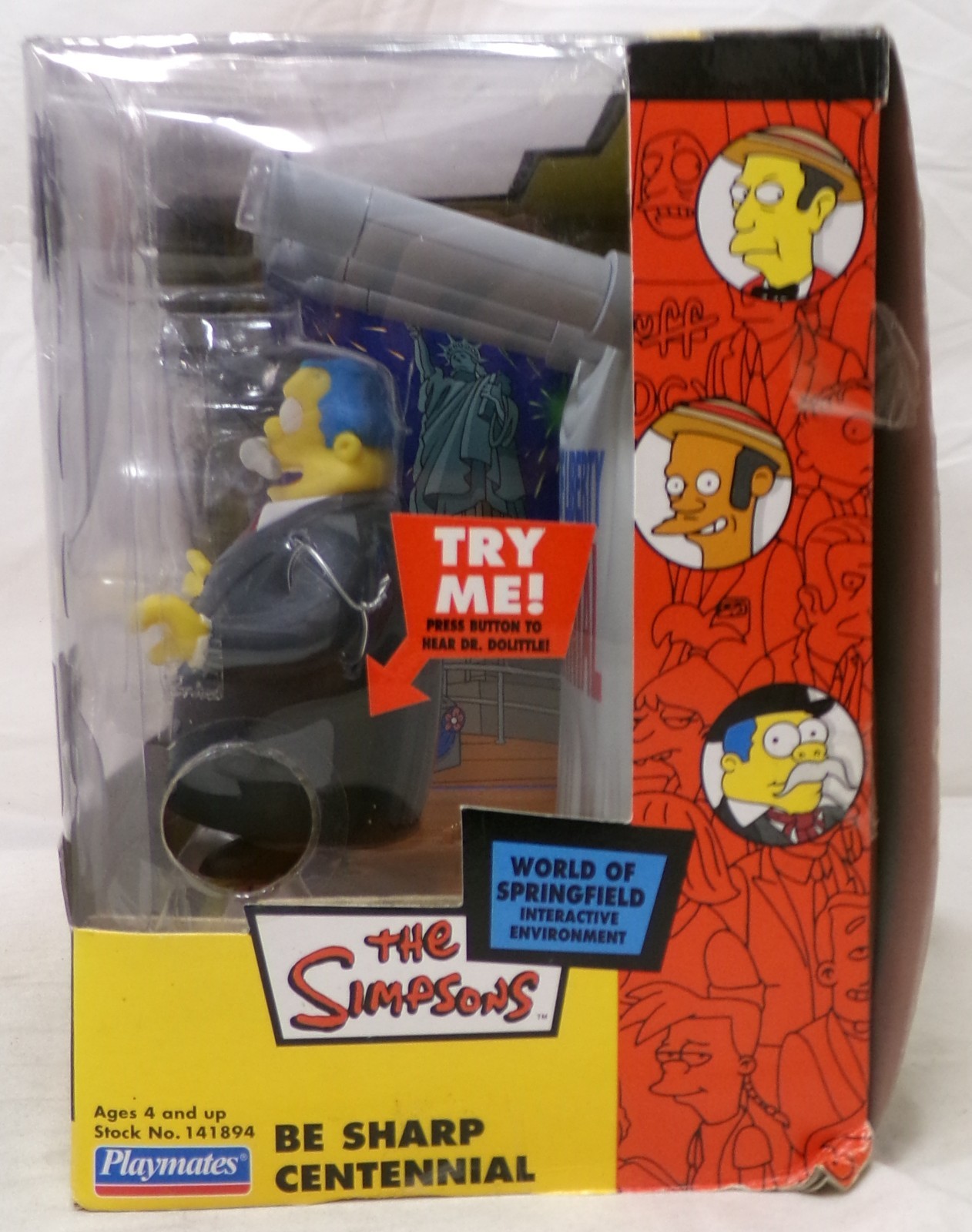2003 Playmates Simpsons World of Springfield TRU Exclusive Be Sharp ...