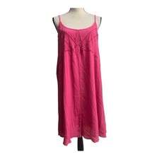 LOFT Pink Sundress Dress Size L
