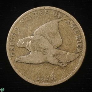 1858-SL Flying Eagle Small Cent - Good Details