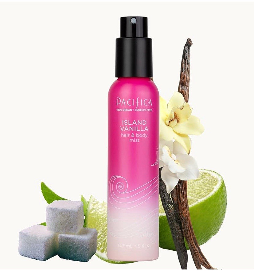 Pacifica Island Vanilla Hair Mist Body Scent 5 Fl Oz Clean Long Lasting Vegan