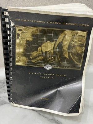 2001 Harley Sportster Dyna Softail Touring Electrical Diagnostic Manual 99495-01