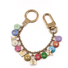 Louis Vuitton Porte Cles Chaine Pastilles M65380 Bag Charm Key Holder LV Japan
