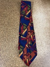 VTG J. Garcia Jerry Garcia 100 Silk Tie 57  X 3.5 Made In USA Wild Abstract