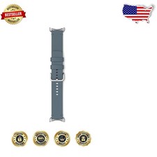 Crafted Leather Pixel Watch 3 45mm Large Band - Moondust - Stainless Steel Clasp