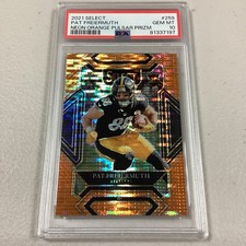 2021 Select Pat Freiermuth Neon Orange Pulsar Club Level 4/7 PSA 10