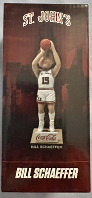 ST JOHNS RED STORM BILL SCHAEFFER BOBBLEHEAD SGA 2023 QUEENS BASKETBALL NY NETS