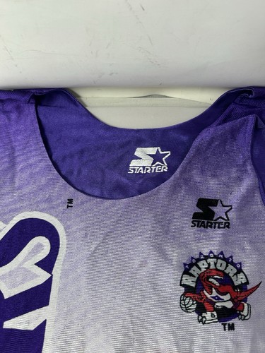 Vintage 1994 Starter Toronto Raptors Reversible Big Logo Jersey L - Picture 4 of 8