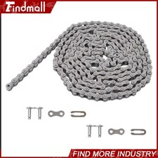 Findmall 10 Feet 41 Roller Chain Industrial Strength 2 Connecting Link Set