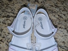 Toddlers girls purple jelly sandals cat and jack size 12 open toe