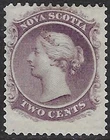 1¢ WONDER'S ~ NOVA SCOTIA TWO CENT VF MNG ~ A304