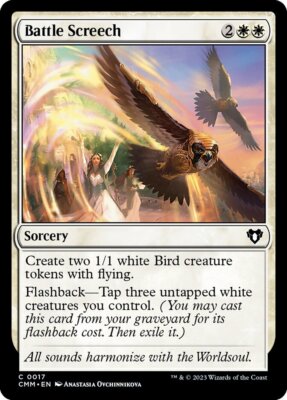 MTG Magic the Gathering Battle Screech (17/1173) Commander Masters LP