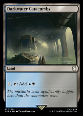 x1 Darkwater Catacombs R MTG Universes Beyond: Fallout M/NM, English