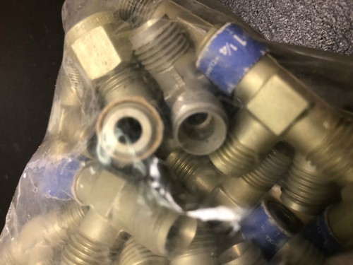 A-400-3TTM ,,1/4" x 1/8 Branch Tee Aluminum 5PACK - Picture 2 of 4