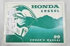 1999 Genuine Honda XR650L Factory Owners Manual Guide Book XR 650 L OEM 31MY6660