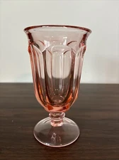 Imperial Glass - Ohio OLD WILLIAMSBURG Azalea Pink 6 1/2” Iced Tea Glass