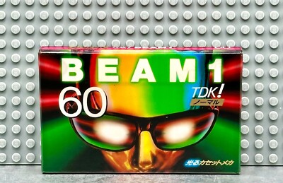 TDK  BEAM  1  60   VS III    TYPE I     BLANK CASSETTE TAPE (1) (SEALED)
