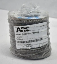 Lot of 7 Arc Abrasives Flap Discs 4.5" x 7/8" 60 Grit 1067255 Fiberglass
