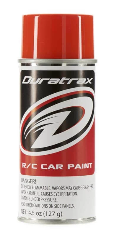 Duratrax Competition Orange Lexan Body Spray Paint DTXR4256