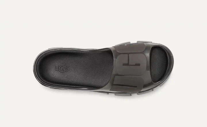 Ugg donna Jella slide trasparente NUOVO nero taglia 9 slip on