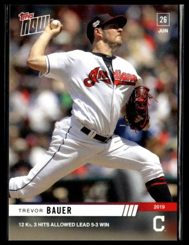 2019 Topps Now 437 Trevor Bauer