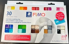 Staedtler FIMO Professional Soft Polymer Oven-Bake Modeling Clay 30 Color Sample