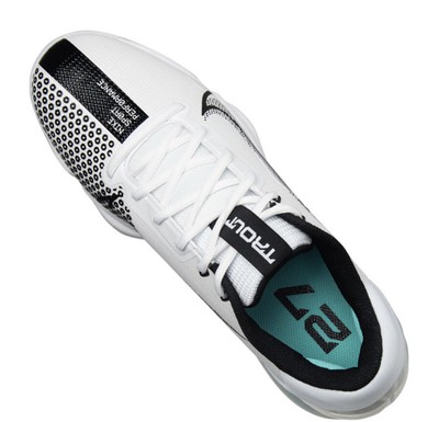 Nike Force Zoom Trout 7 metal cleats Pro Size 8‎ White Dynamic Turquoise 2022 Size 8 - Nike Force Zoom Trout 7 Pro White Dynamic Turquoise  main image 3
