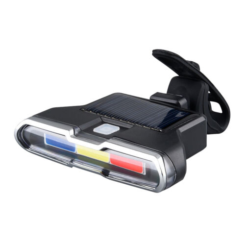 Bikes Tail Lights Solar Waterproof Bikes Taillight 3 Colors 7 Modes USB Charge