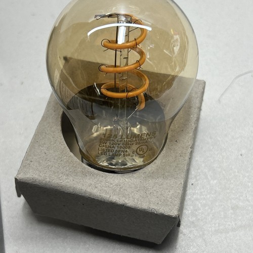 GE Dimmable LED Vintage Style Light Bulb, 25W Replacement, 125 Lumens, Amber Gla - Picture 6 of 12