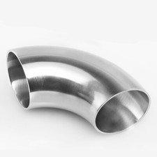 4pcs 90 degree Elbow Pipe Fitting Weld OD 51mm 2" Stainless Steel 304 Sanitary