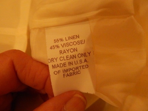 Brooks Brothers Pencil Skirt Size10 LINEN BLEND muslin colored ex cond - Picture 8 of 8