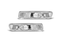 Paar Blinker Repeater BMW 3Er E46 Compact Ab 2001 Bis 2004 Chrom