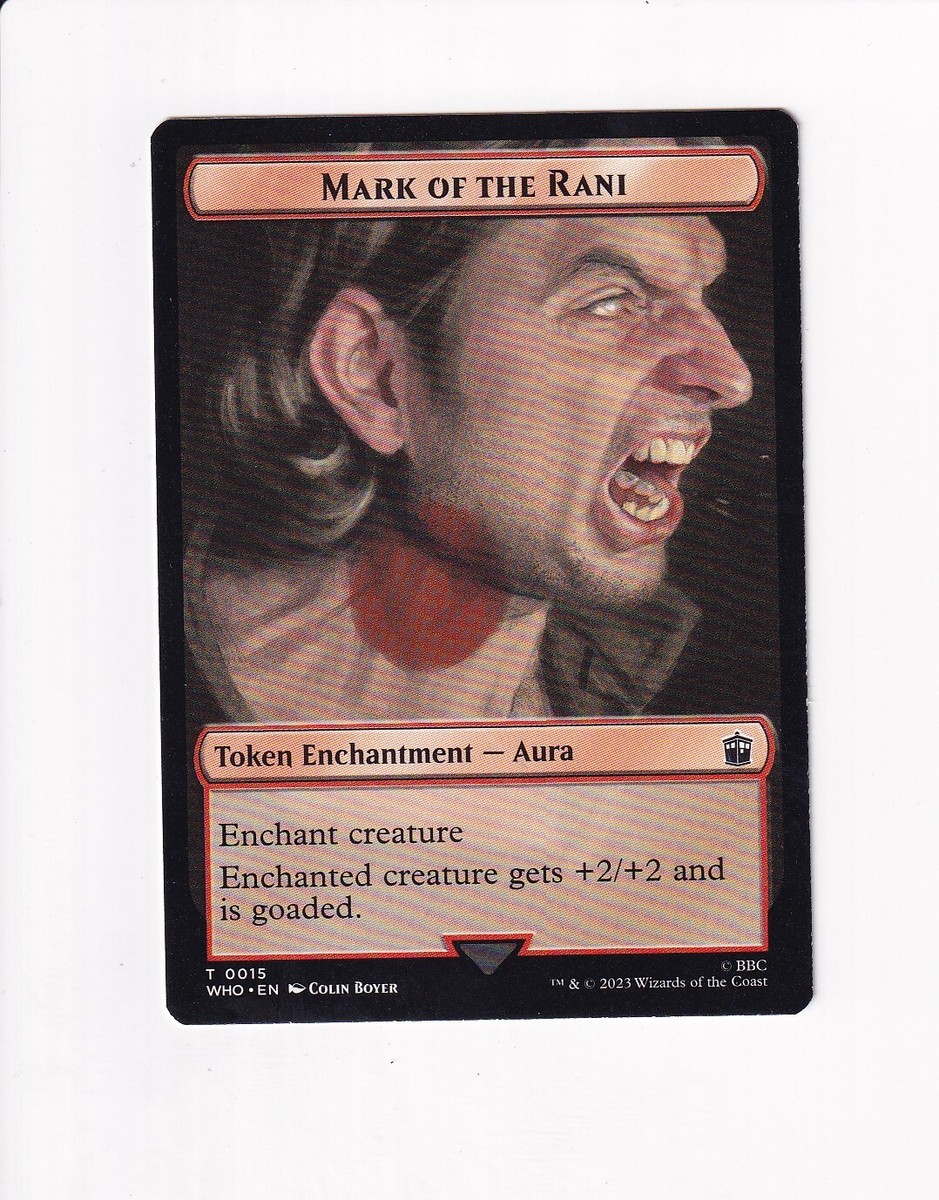 2023 MTG MAGIC THE GATHERING DR. WHO DOUBLE TOKEN ALIEN