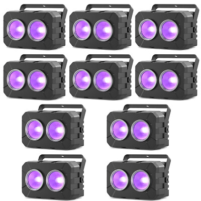 10x 180W COB LED Par Strahler DMX RGBW Par Bühnenlicht Theaterstrahler Konzert