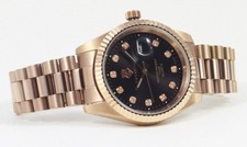 Leonardo Cavadini Herrenuhr massiv Edelstahl  rosé-gold plattiert CV-332J 40mm