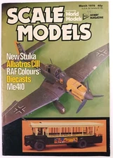SCALE MODELS WORLD MODELS HOBBY MAGAZINE MARCH 1979. GOOD