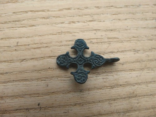 Antique Medieval Viking Pendant Cross Kievan Rus 9-13 AD - Picture 4 of 8
