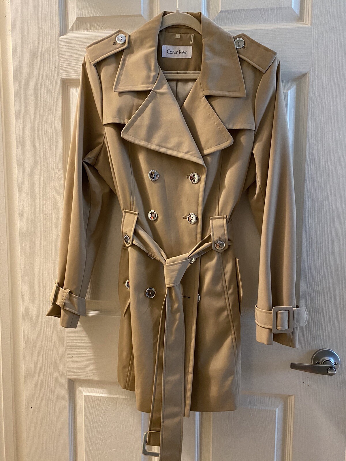 Calvin Klein Women's Jacket Coat Tan 