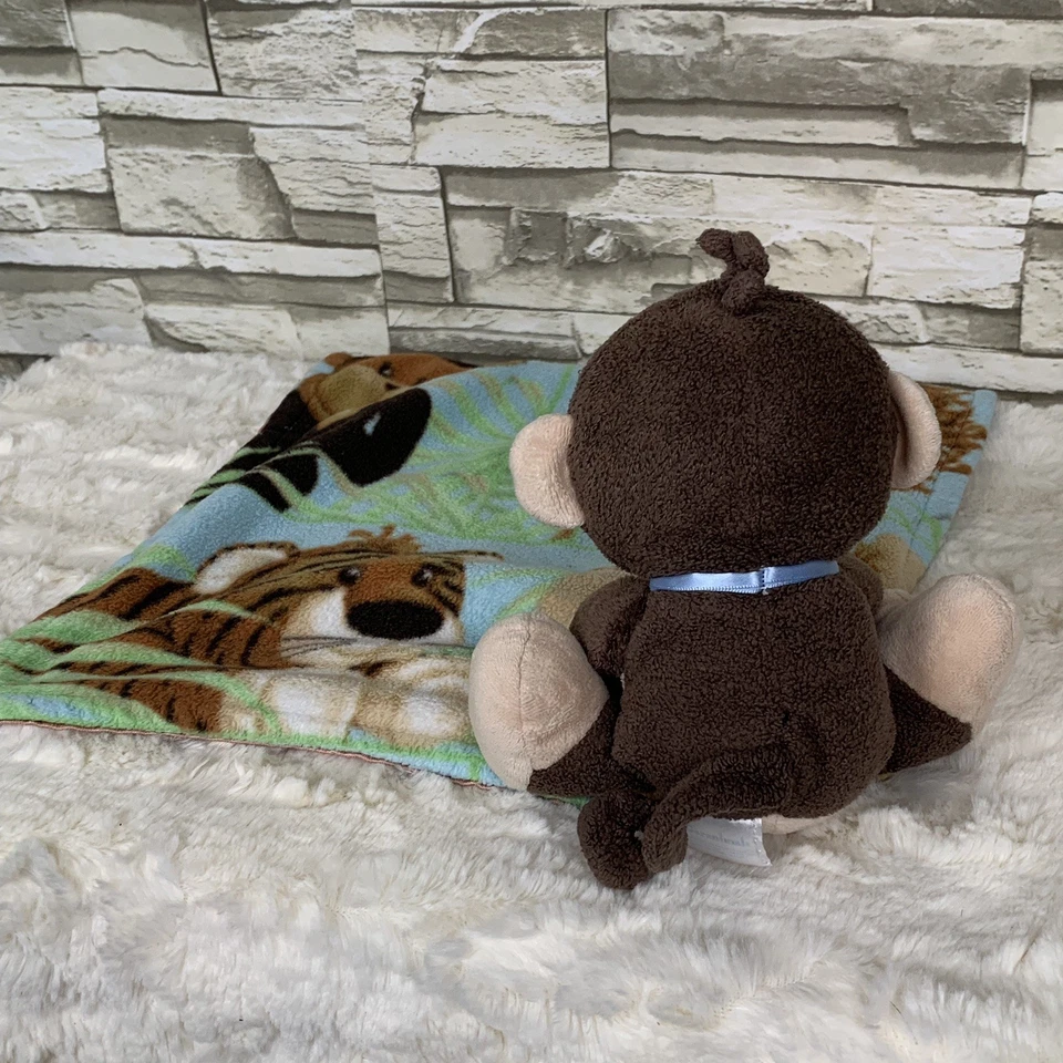 Manta de seguridad GARANIMALS cuerpo completo mono tigre león jirafa RARA Foto 3 de 4